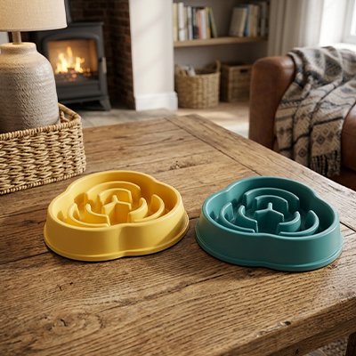 Gamelle anti glouton chien 