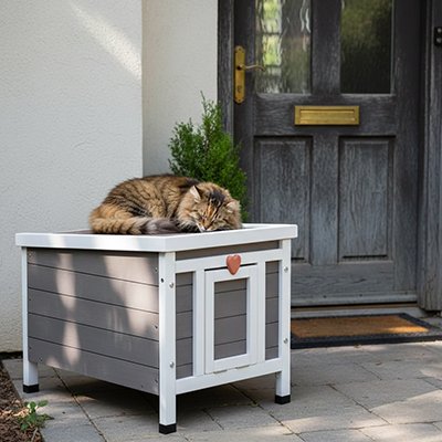 Niche exterieur pour Chat 