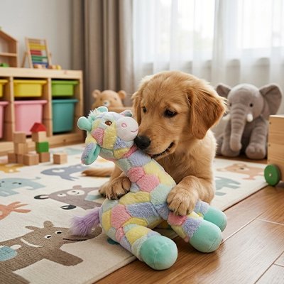Peluche pour chien 