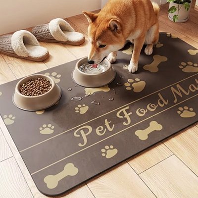 Tapis gamelle chien 